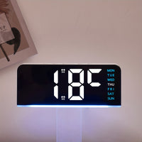 Neue Digitale LED Wecker Desktop Tischuhr Nachtlicht mit Zeit Temperatur Display Hintergrundbeleuchtung Snooze Uhr Moderne Dekor