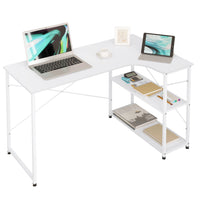 WOLTU 1PC Computertisch L-förmiger Büroschreibtisch PC Laptop Tisch Workstation Studie Schreibtisch Esszimmer Gaming Tisch
