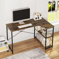 WOLTU 1PC Computertisch L-förmiger Büroschreibtisch PC Laptop Tisch Workstation Studie Schreibtisch Esszimmer Gaming Tisch