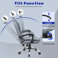 Ergonomischer Bürostuhl mit hoher Rückenlehne