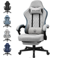 Ergonomischer Gaming-Stuhl mit Fußstütze
