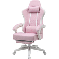 Ergonomischer Gaming-Stuhl mit Fußstütze