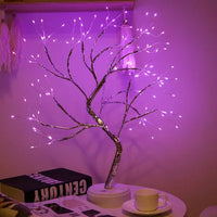 LED Nachtlicht Mini Weihnachten Baum Kupfer Draht Girlande Lampe Für Kinder Hause Schlafzimmer Dekoration Decor Fee Licht Urlaub beleuchtung