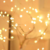 LED Nachtlicht Mini Weihnachten Baum Kupfer Draht Girlande Lampe Für Kinder Hause Schlafzimmer Dekoration Decor Fee Licht Urlaub beleuchtung