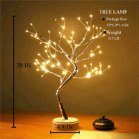 LED Nachtlicht Mini Weihnachten Baum Kupfer Draht Girlande Lampe Für Kinder Hause Schlafzimmer Dekoration Decor Fee Licht Urlaub beleuchtung