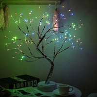 LED Nachtlicht Mini Weihnachten Baum Kupfer Draht Girlande Lampe Für Kinder Hause Schlafzimmer Dekoration Decor Fee Licht Urlaub beleuchtung