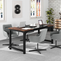 Moderner großer Büroschreibtisch
