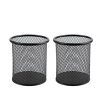 Circular Metal Pen Holder, Multifunctional Creative and Simple Storage Box for Student Office Desktops