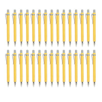 30 Stück Kugelschreiber aus Bambusholz, 1,0 mm Spitze, für Büro, Schule, Schreibwaren, Business, Unterschrift, Kugelschreiber, Bambusstift