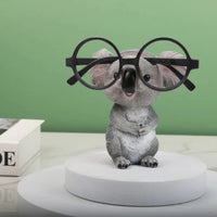 1pc Niedlichen Tier Brillen Halter, Lustige Koala Sonnenbrille Display Ständer, Harz Kreative Brillen Halter Regal HomeOffice Dekor,