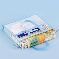 Transparent A3/A4 File Storage Bag, Thickened Multi-layer Zipper Bag, Large Capacity with Handle, Art Portfolio Case