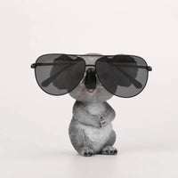 1pc Niedlichen Tier Brillen Halter, Lustige Koala Sonnenbrille Display Ständer, Harz Kreative Brillen Halter Regal HomeOffice Dekor,