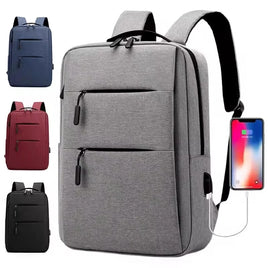Multi-layered Laptop Bag with Zipper, 13 Inch, 14 Inch, 15 Inch, Computer Backpack, Business Backpack, Men's and Women's Travel