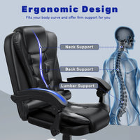 Ergonomischer Bürostuhl mit hoher Rückenlehne