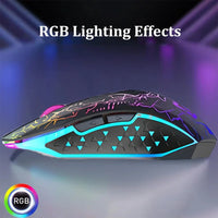 RGB Bluetooth Gaming Maus – Kabellos & Wiederaufladbar