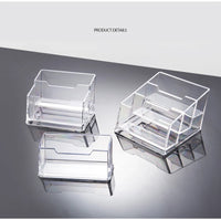 Acryl Kunststoff Visitenkarte halter transparente Karte Display/Ständer Büro Schreibtisch Organizer Zubehör
