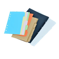 A4 A5 B 5A6 Farbindexseite Klassifizierungseite Loseblatt-Buchtrennblatt Handbuchtrennblatt