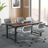 Moderner großer Büroschreibtisch