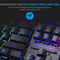 Mechanische Gaming-Tastatur mit Maus