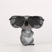 1pc Niedlichen Tier Brillen Halter, Lustige Koala Sonnenbrille Display Ständer, Harz Kreative Brillen Halter Regal HomeOffice Dekor,