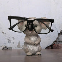 1pc Niedlichen Tier Brillen Halter, Lustige Koala Sonnenbrille Display Ständer, Harz Kreative Brillen Halter Regal HomeOffice Dekor,