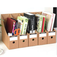 Magazin-Aktenhalter, Organizer-Box, Schublade, Kraftpapier, Aktenhalter, Bürobedarf, Schreibtisch, Aufbewahrung, Organizer, Dokumente, Aktenbox 2022