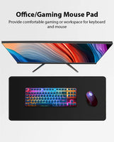 XXL Gaming-Mauspad mit rutschfester Unterseite