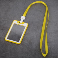 Office Card Holder Work ID Card Holder Lanyard Protective Cover Pendant Bus Bank Photo Card Holder Office Supplies Card Holder