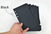 A4 A5 B 5A6 Farbindexseite Klassifizierungseite Loseblatt-Buchtrennblatt Handbuchtrennblatt
