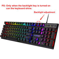 Mechanische Gaming-Tastatur mit Maus