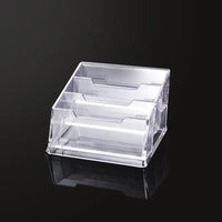 Acryl Kunststoff Visitenkarte halter transparente Karte Display/Ständer Büro Schreibtisch Organizer Zubehör