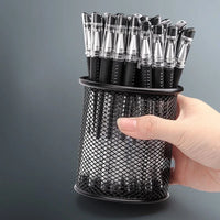 Circular Metal Pen Holder, Multifunctional Creative and Simple Storage Box for Student Office Desktops
