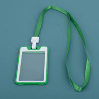 Office Card Holder Work ID Card Holder Lanyard Protective Cover Pendant Bus Bank Photo Card Holder Office Supplies Card Holder