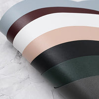 Oval small Mouse Pad Solid Color Universal Non-slip Pad Mouse Pad Suitable for Laptop Office Leather Gaming Mouse Pad