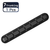 3/5/7 Clips Klebstoff Silikon Kabel Wickler Desktop Draht Organizer USB Kabel Halter Schreibtisch Set Tisch Organizer Büro hause Liefert