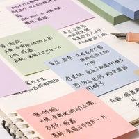 100 Sheets Colored Stickers, Notepads, Post-its, Paper Stickers, Posted, Memo, Notepad, Notebook, School, Office, Stationery, Sticky Message
