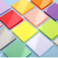 100 Sheets Colored Stickers, Notepads, Post-its, Paper Stickers, Posted, Memo, Notepad, Notebook, School, Office, Stationery, Sticky Message