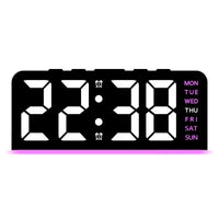 Neue Digitale LED Wecker Desktop Tischuhr Nachtlicht mit Zeit Temperatur Display Hintergrundbeleuchtung Snooze Uhr Moderne Dekor