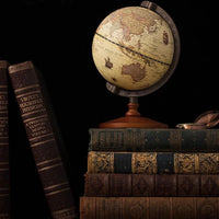 NEUE Weltkugel Erdkarte in Englisch Retro Holzsockel Erde Instrument Geographie Bildung Globus Schreibtisch Dekoration Möbel