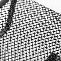 Schwarzer Schreibtisch-Organizer aus Netzstoff – 3 Fächer mit Stifthalter und Aufbewahrungskörben, schmaler Desktop-Clayer für Bürobedarf