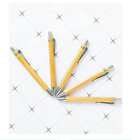 30 Stück Kugelschreiber aus Bambusholz, 1,0 mm Spitze, für Büro, Schule, Schreibwaren, Business, Unterschrift, Kugelschreiber, Bambusstift