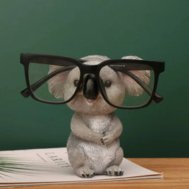 1pc Cute Animal Glasses Holder, Funny Koala Sunglasses Display Stand, Resin Creative Spectacle Holder Shelf Home Office Decor