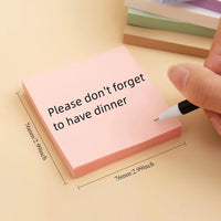100 Sheets Colored Stickers, Notepads, Post-its, Paper Stickers, Posted, Memo, Notepad, Notebook, School, Office, Stationery, Sticky Message