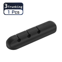 3/5/7 Clips Klebstoff Silikon Kabel Wickler Desktop Draht Organizer USB Kabel Halter Schreibtisch Set Tisch Organizer Büro hause Liefert