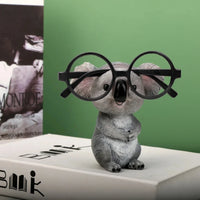 1pc Niedlichen Tier Brillen Halter, Lustige Koala Sonnenbrille Display Ständer, Harz Kreative Brillen Halter Regal HomeOffice Dekor,