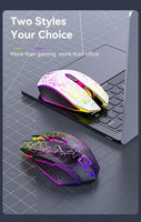 RGB Bluetooth Gaming Maus – Kabellos & Wiederaufladbar
