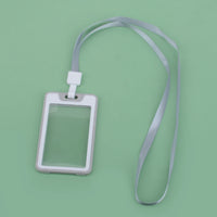 Office Card Holder Work ID Card Holder Lanyard Protective Cover Pendant Bus Bank Photo Card Holder Office Supplies Card Holder