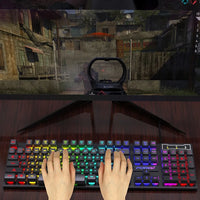 Mechanische Gaming-Tastatur mit Maus
