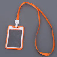 Office Card Holder Work ID Card Holder Lanyard Protective Cover Pendant Bus Bank Photo Card Holder Office Supplies Card Holder