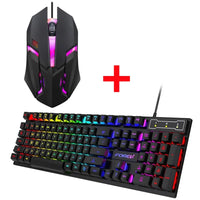 Mechanische Gaming-Tastatur mit Maus